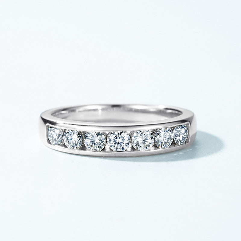 S925 Sterling Silver Radiant Moissanite Ring