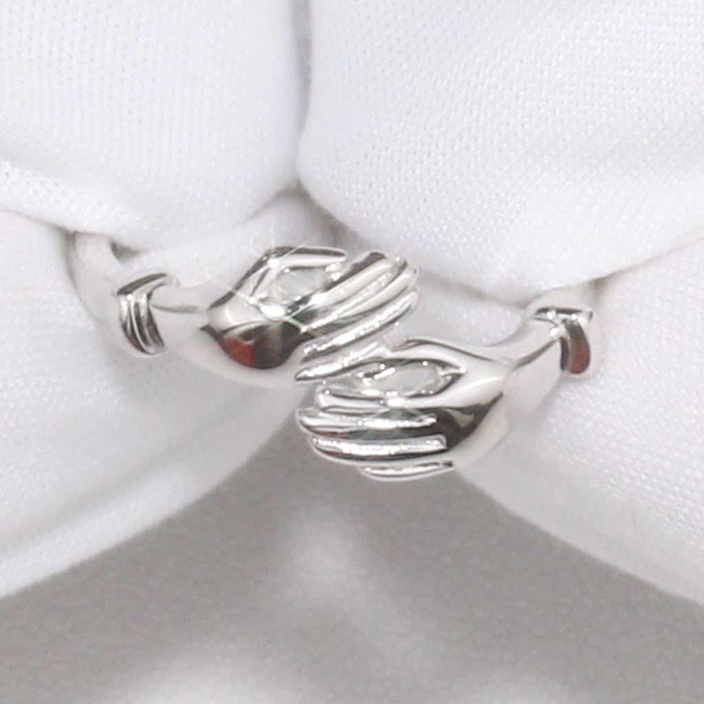 S925 Sterling Silver Halloween Hug-Gesture Ring