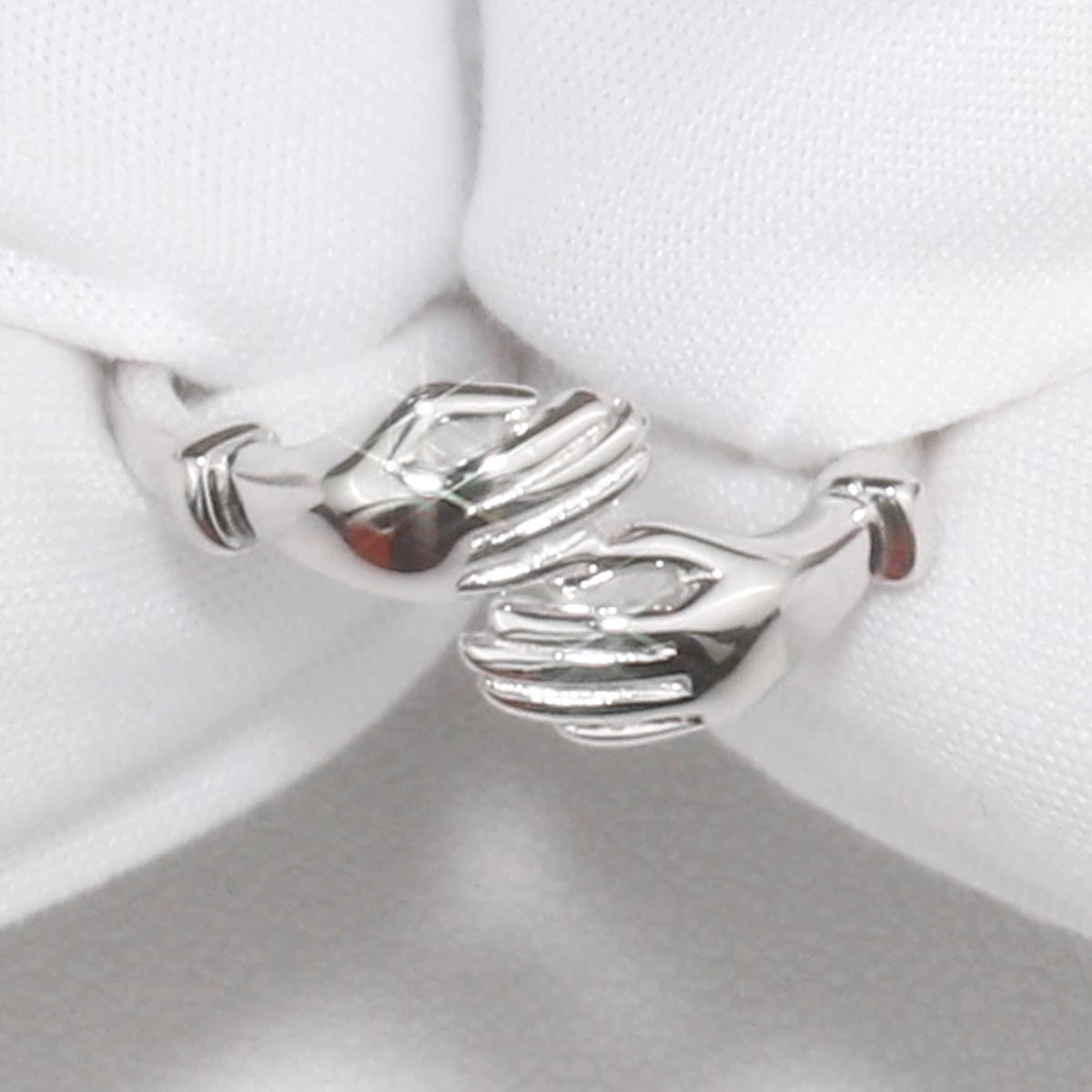 S925 Sterling Silver Halloween Hug-Gesture Ring