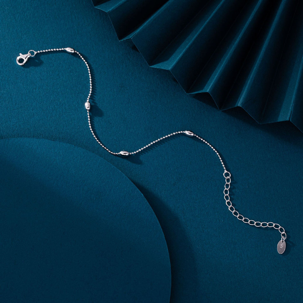 S925 Sterling Silver Tiny Bead Bracelet