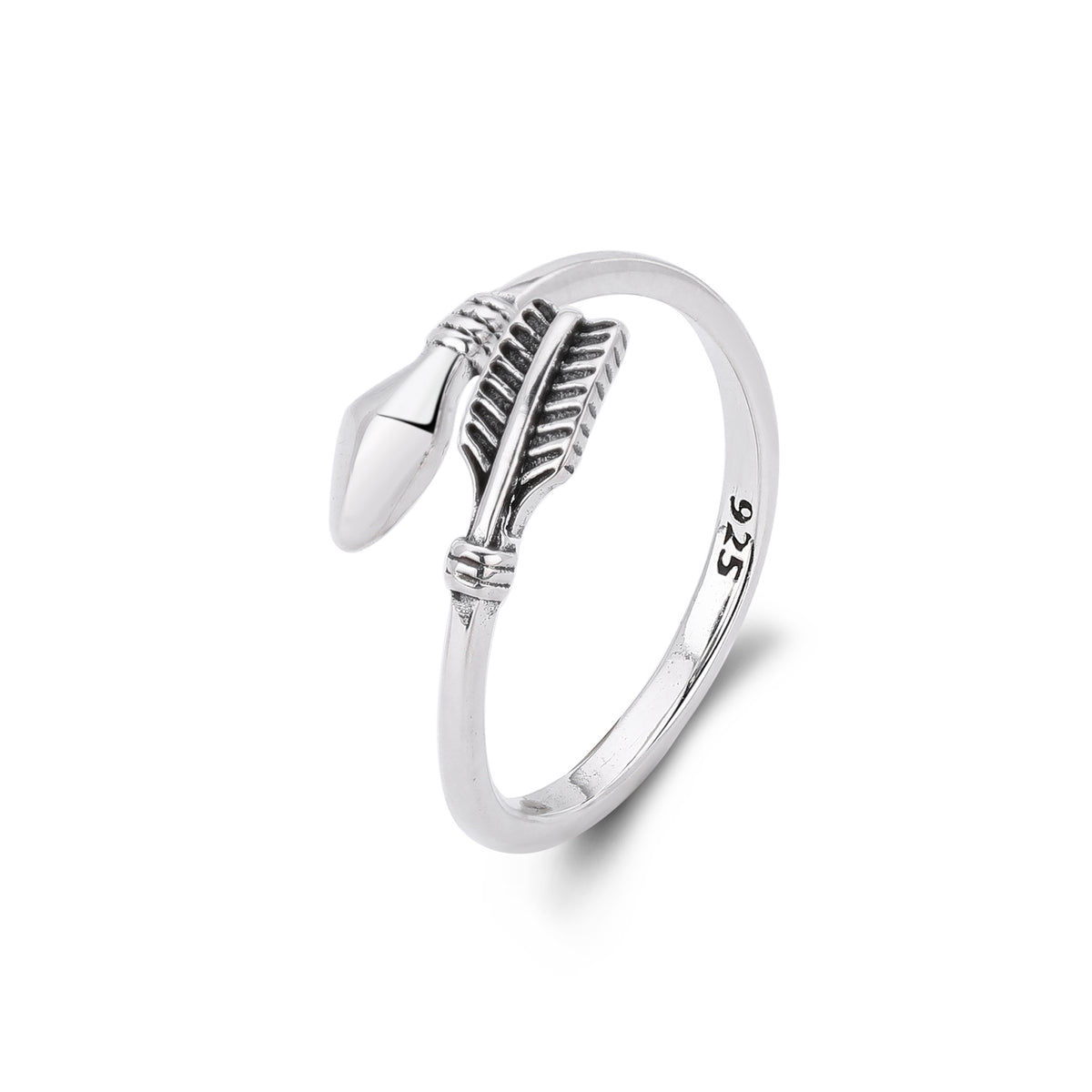 S925 Sterling Silver Sexy Minimalist Ring with Adjustable Opening