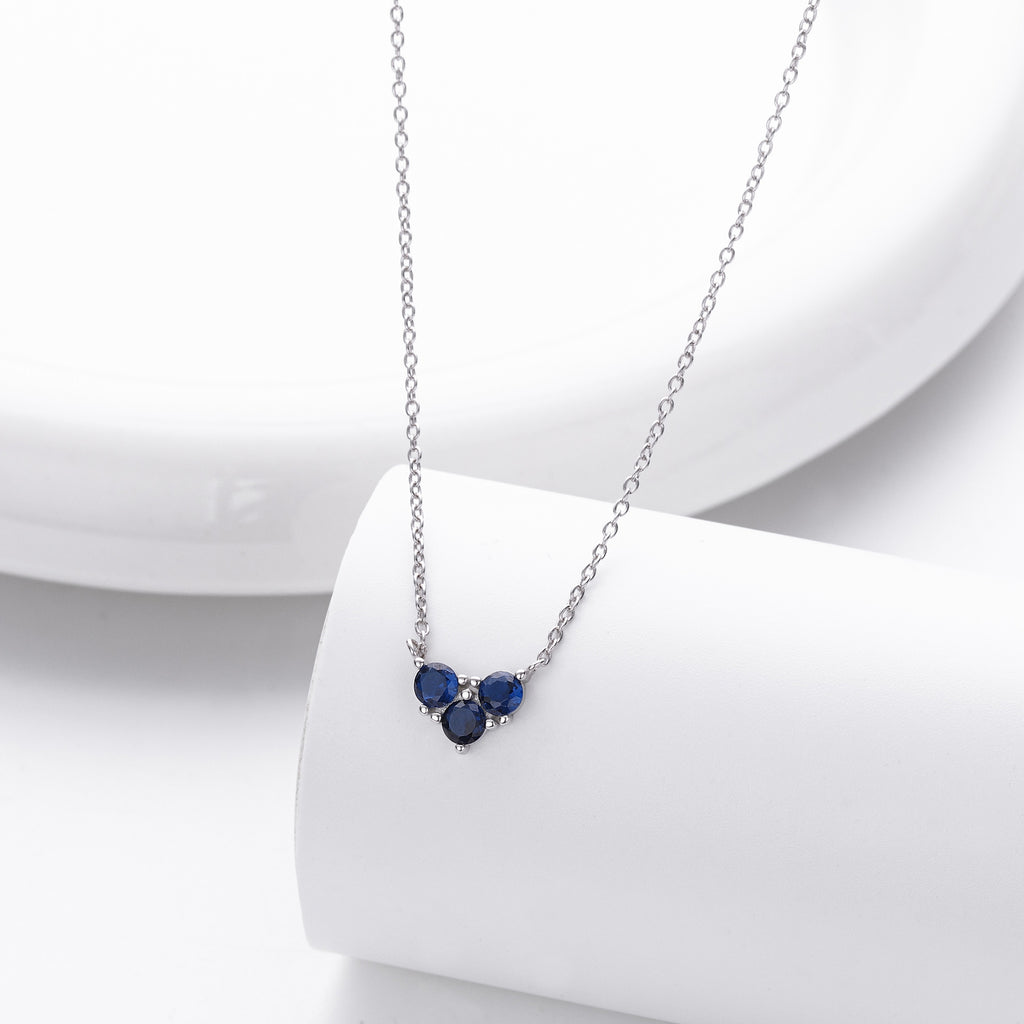 S925 Sterling Silver Niche Design Zirconia Necklace