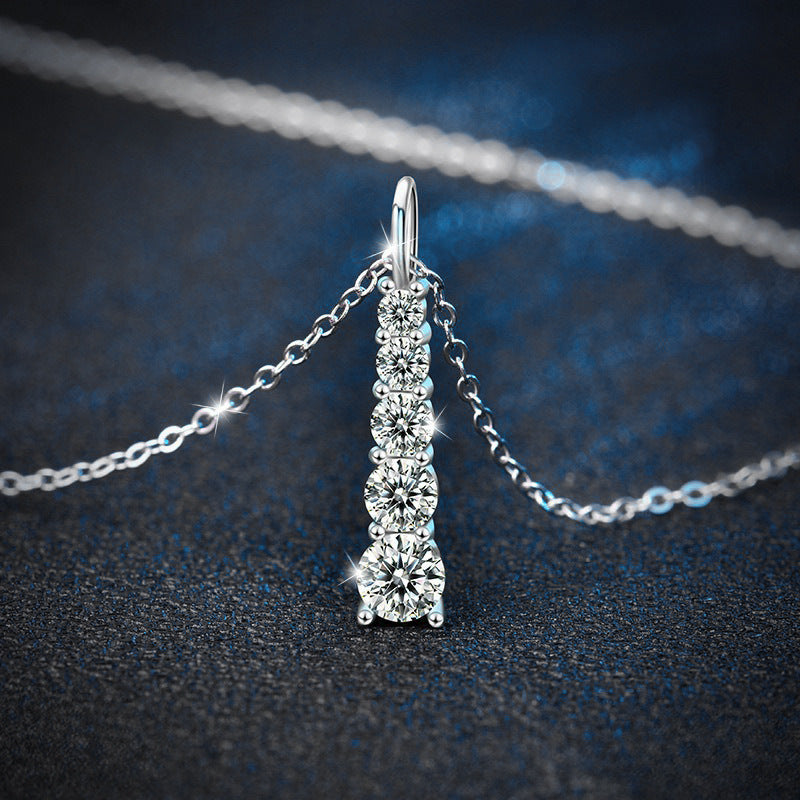 S925 Sterling Silver Moissanite Necklace
