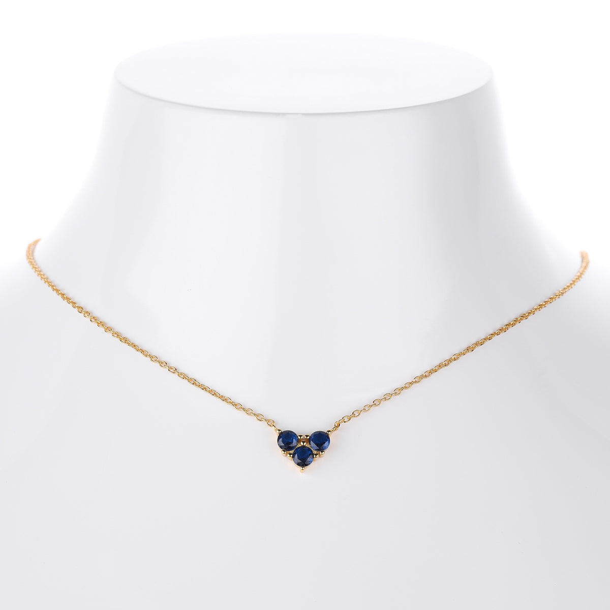 S925 Sterling Silver Niche Design Zirconia Necklace