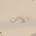 S925 Silver and Silicone Earring Backs – Non-Slip Earring Accessory