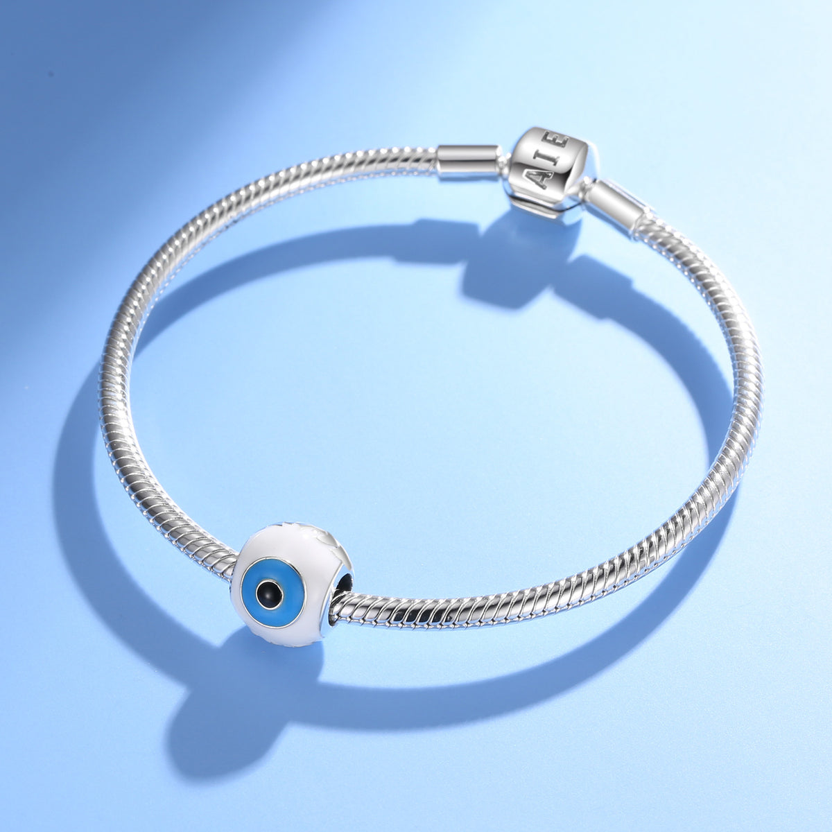 S925 Sterling Silver Devil's Eye Pendant