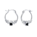 S925 Sterling Silver Halloween Little Bat Earrings
