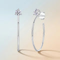 S925 Silver "Graceful Afternoon" Moissanite Earrings