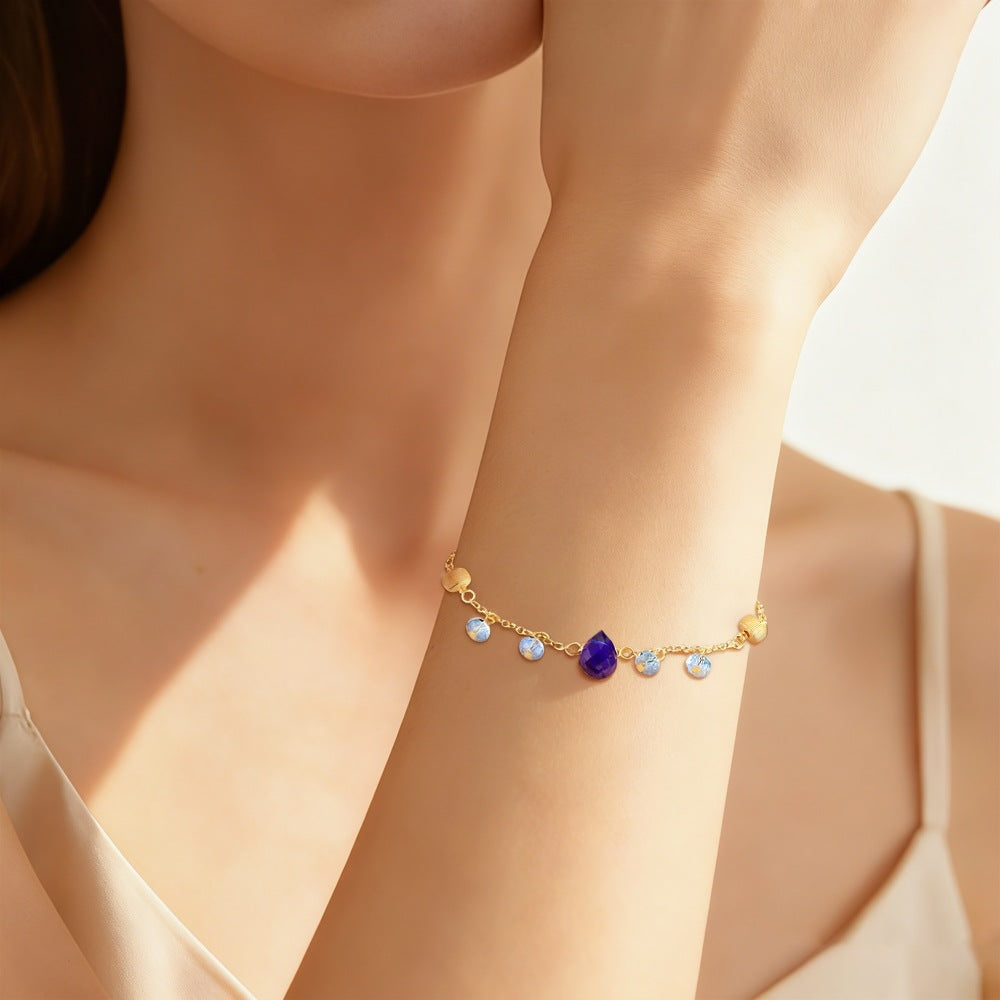 S925 Sterling Silver Crystal Necklace and Bracelet