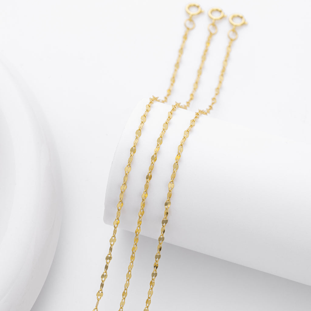 S925 Sterling Silver Sequin Bracelet
