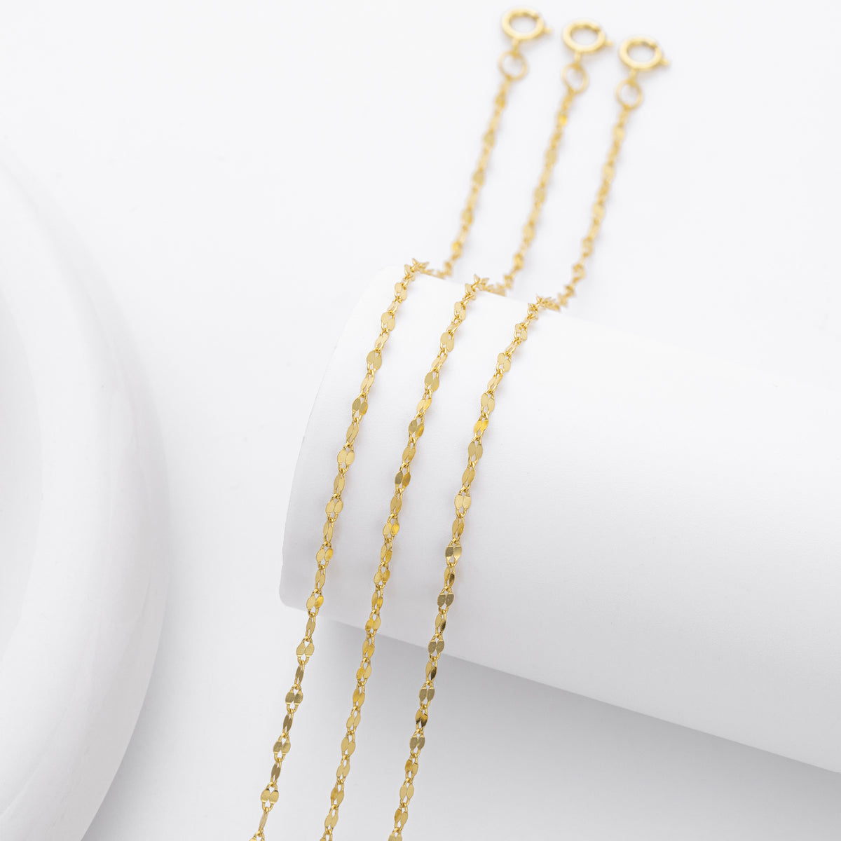 S925 Sterling Silver Sequin Bracelet