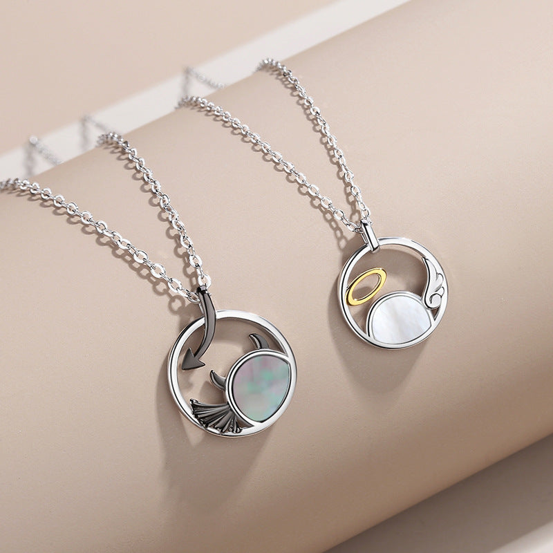 S925 Silver Halloween Devil Necklace