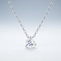 S925 Silver Heart-Shaped Moissanite Pendant Necklace
