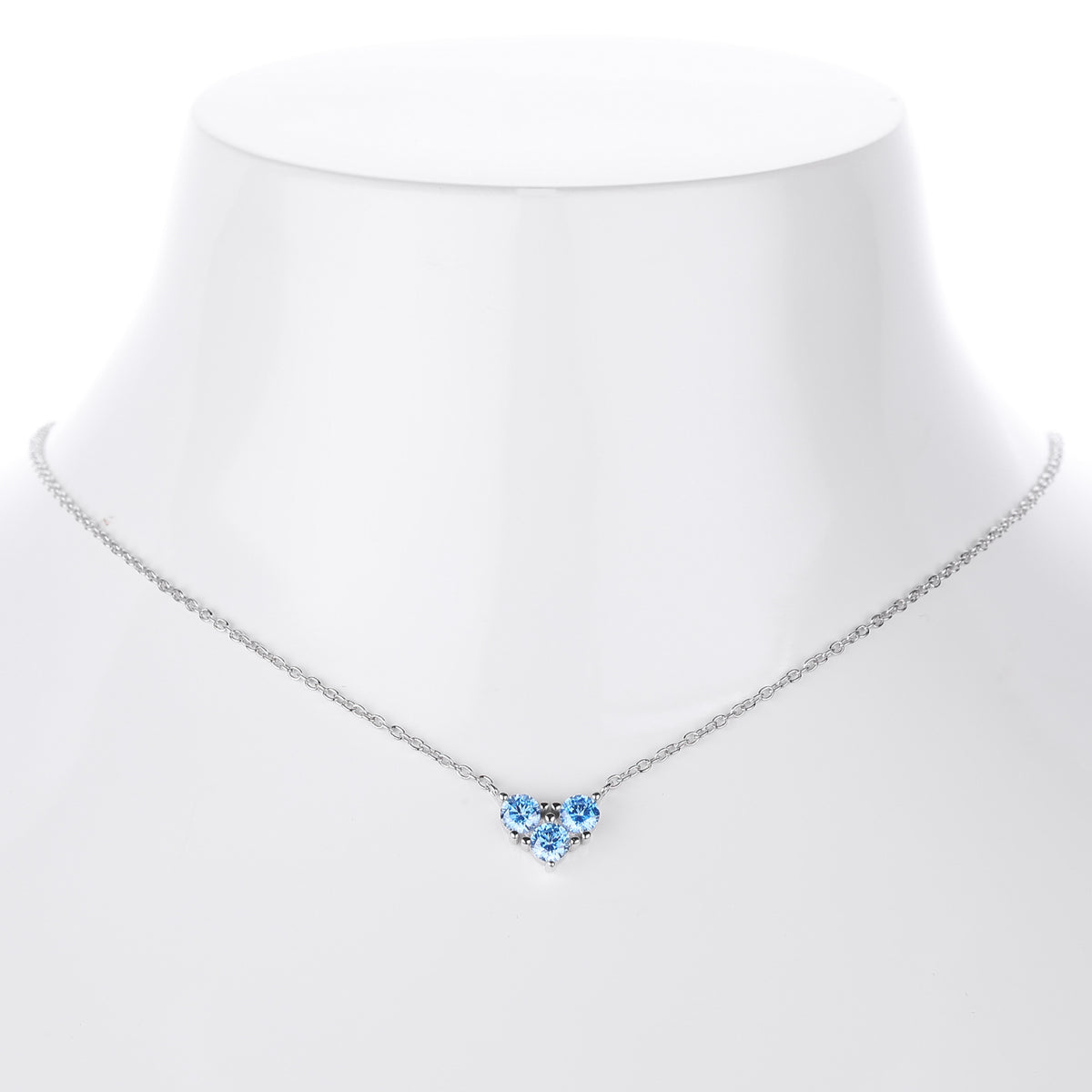S925 Sterling Silver Niche Design Zirconia Necklace