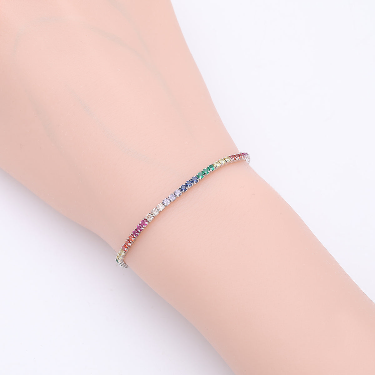 S925 Colorful Zircon Bracelet