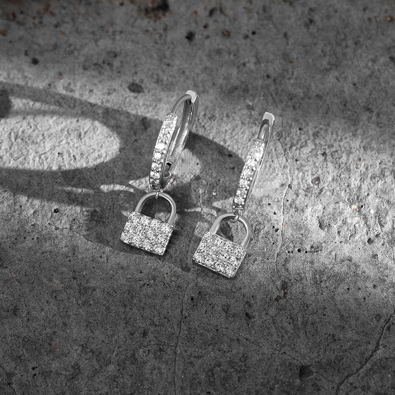 925 Sterling Silver Zircon Stud Earrings