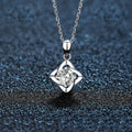 S925 Sterling Silver Moissanite Clover Pendant Necklace