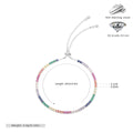 S925 Colorful Zircon Bracelet