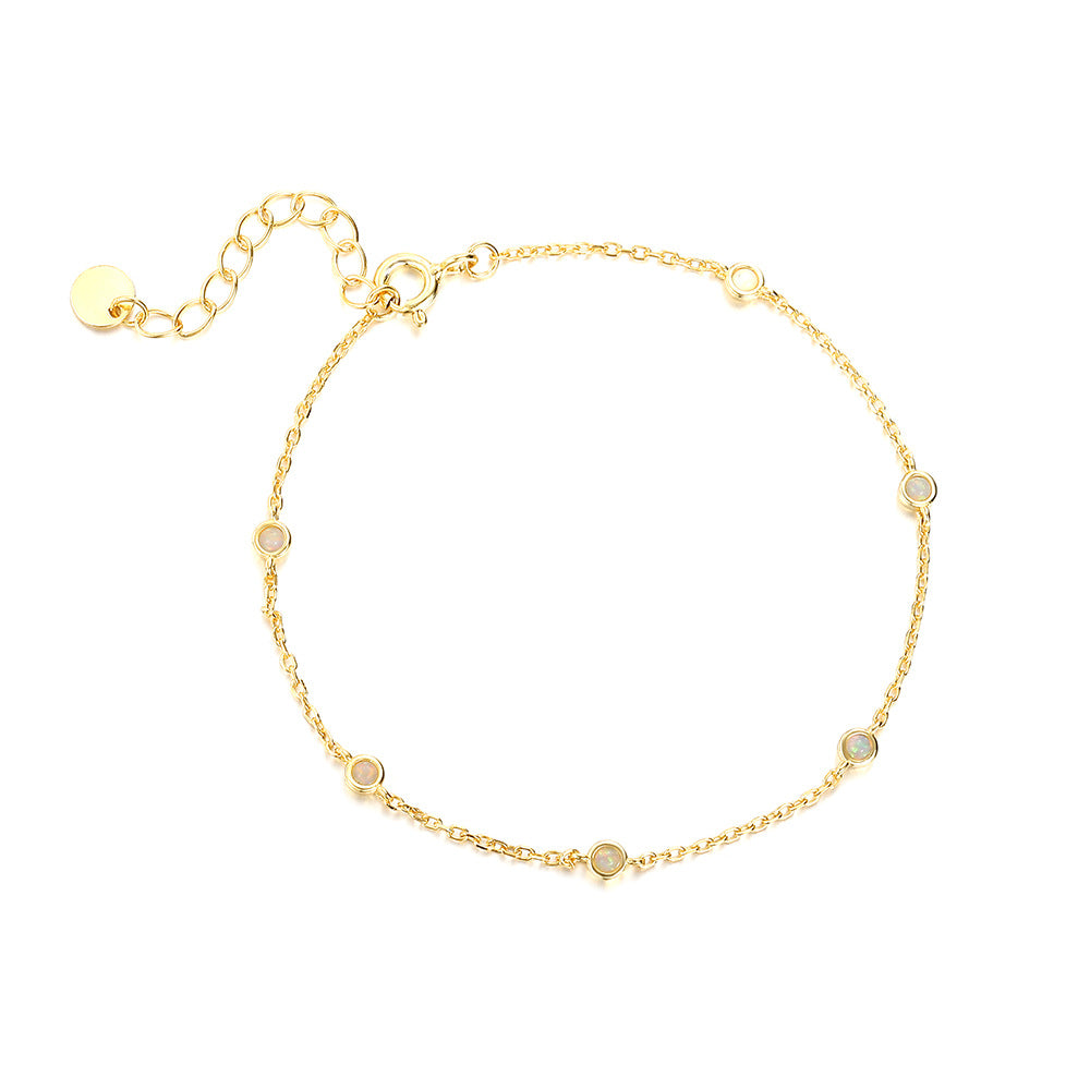 S925 Sterling Silver Micro-Pave Zircon Bracelet