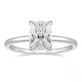 925 Silver Plain Ring Set with 3 Carat Silver Ring