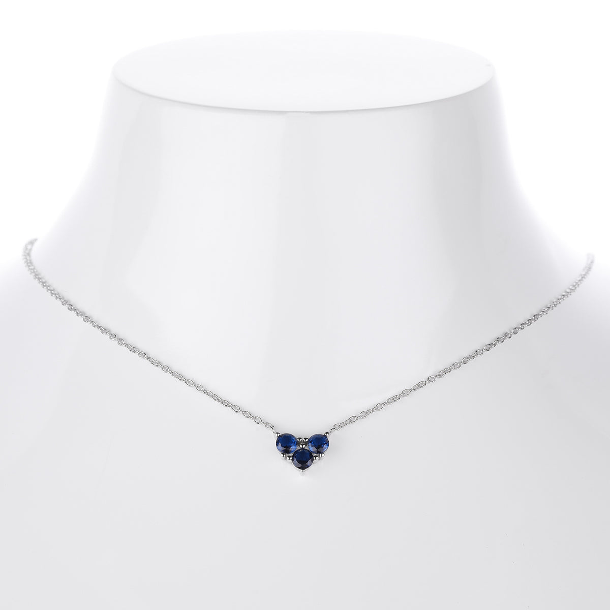 S925 Sterling Silver Niche Design Zirconia Necklace