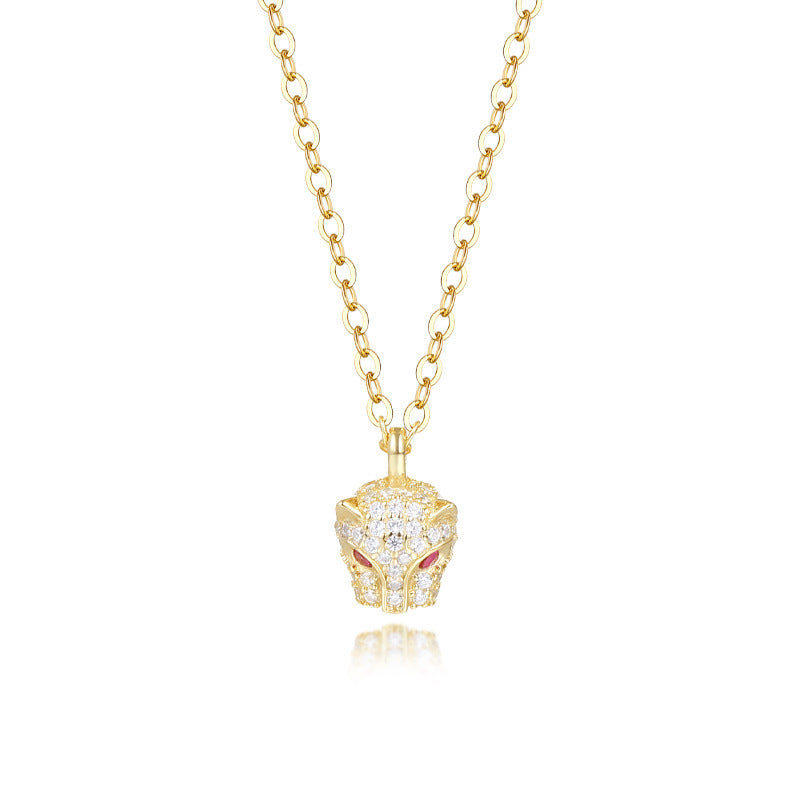 S925 Sterling Silver Necklace with Micro-set Zirconia
