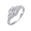 S925 Silver Moissanite Ring