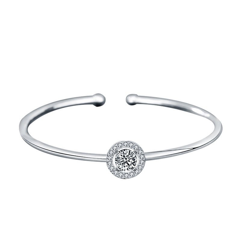 925 Sterling Silver Moissanite Bracelet
