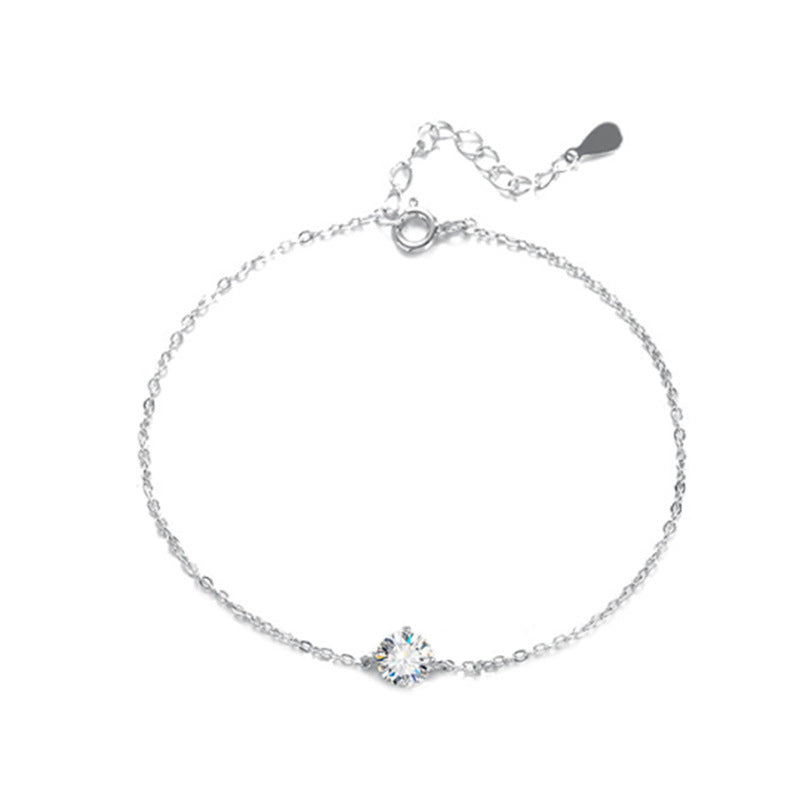 925 Sterling Silver Moissanite Bracelet