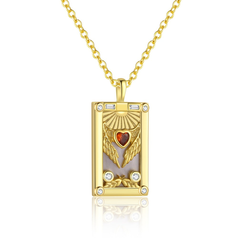 Agate and Zircon Necklace – wholesale silver necklaces