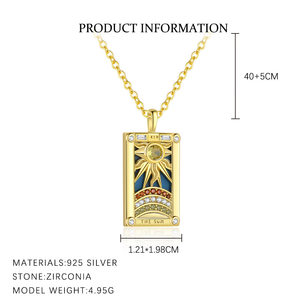 Agate and Zircon Necklace – image 9