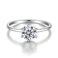 Classic 1ct 6-Prong Moissanite Ring – image 6
