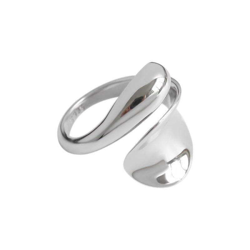 Asymmetric Teardrop Open Ring – image 5