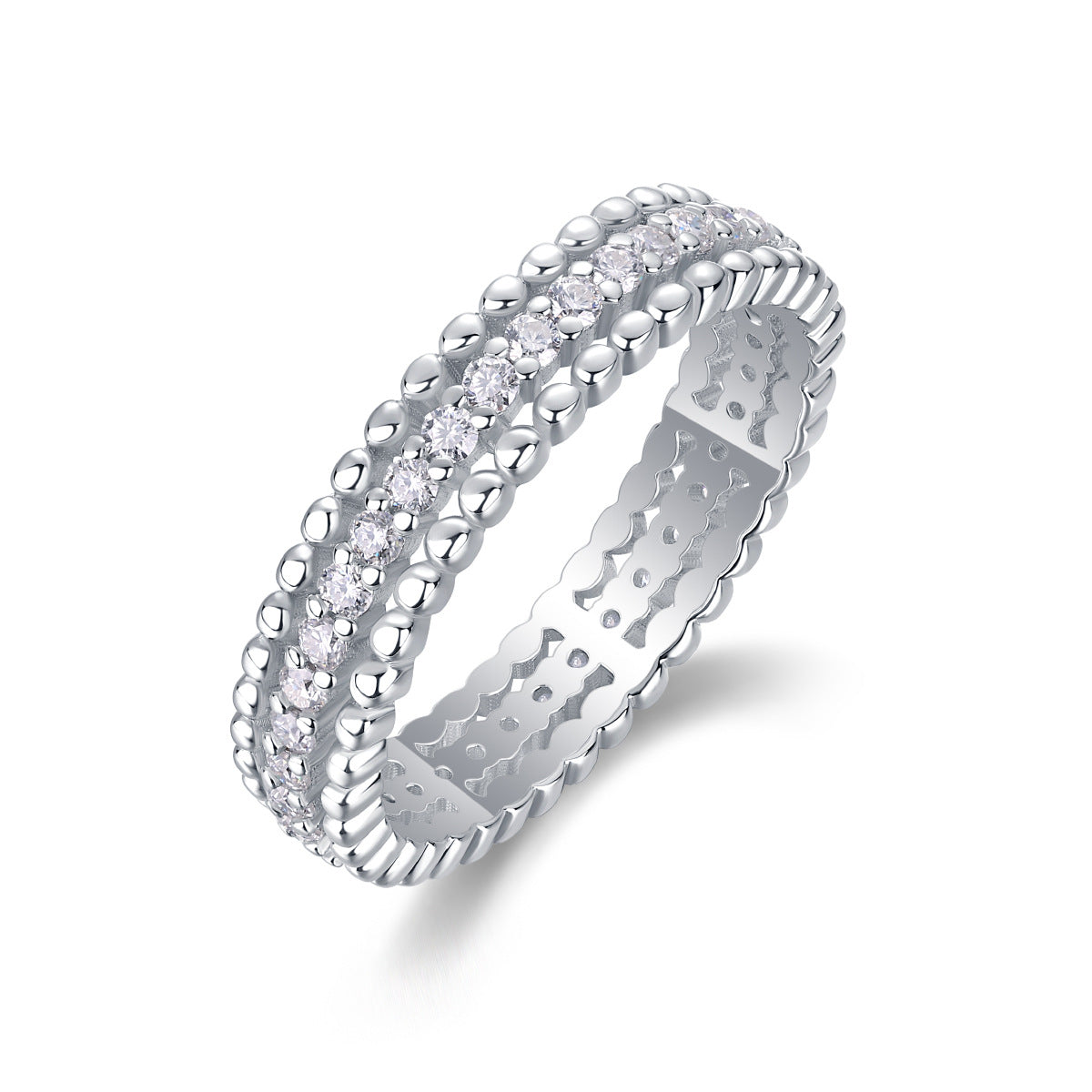Autumn Stroll Moissanite Closed-Band Ring