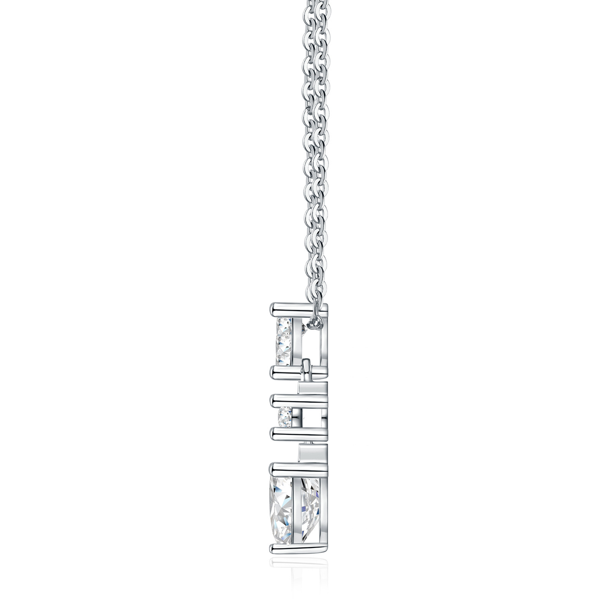 S925 Silver Moissanite Necklace