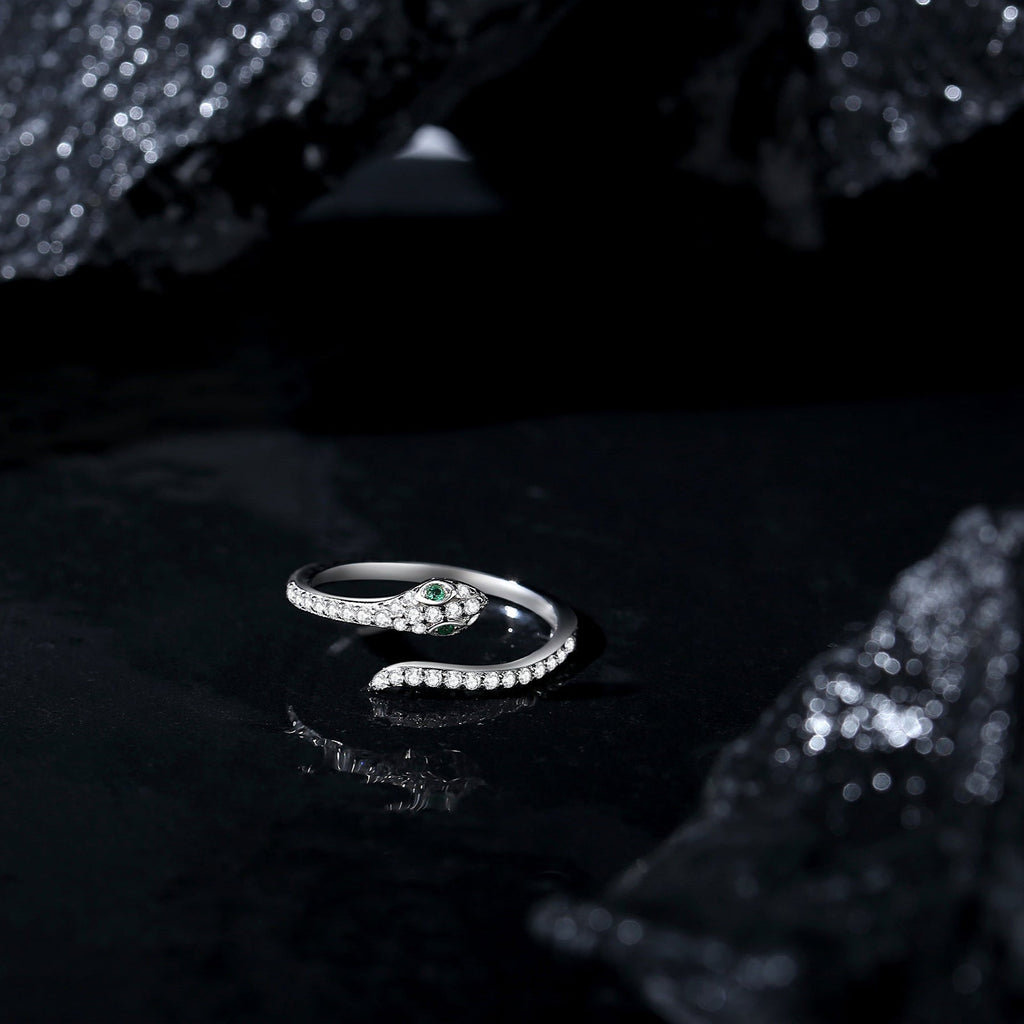S925 sterling silver snake ring