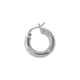 Rhodium Plated earrings [single]