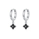 Drop Earrings-Rhodium Plated
