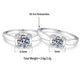 Silver-white / 0.5ct / open