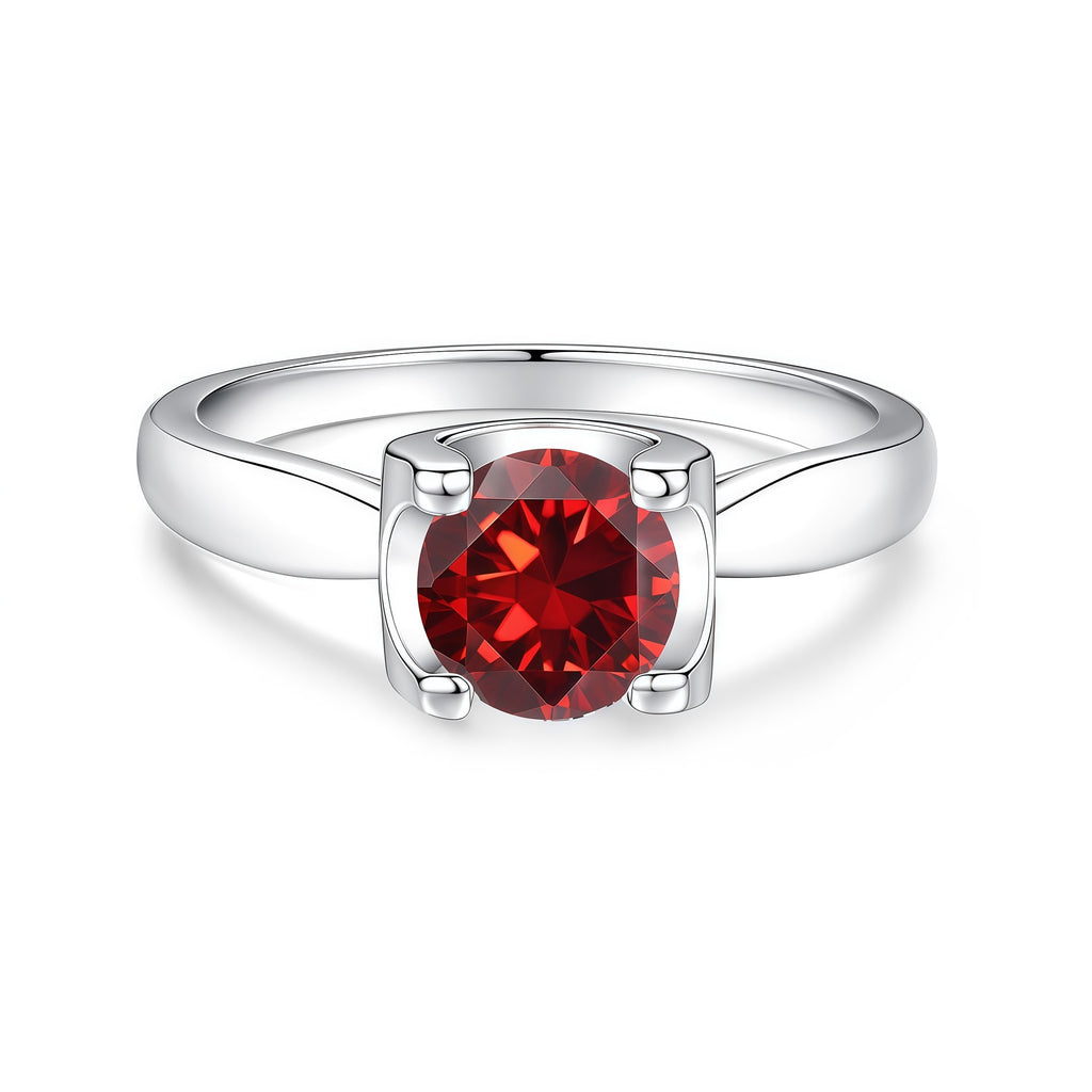 Bull Head Colorful Moissanite Ring – image 8