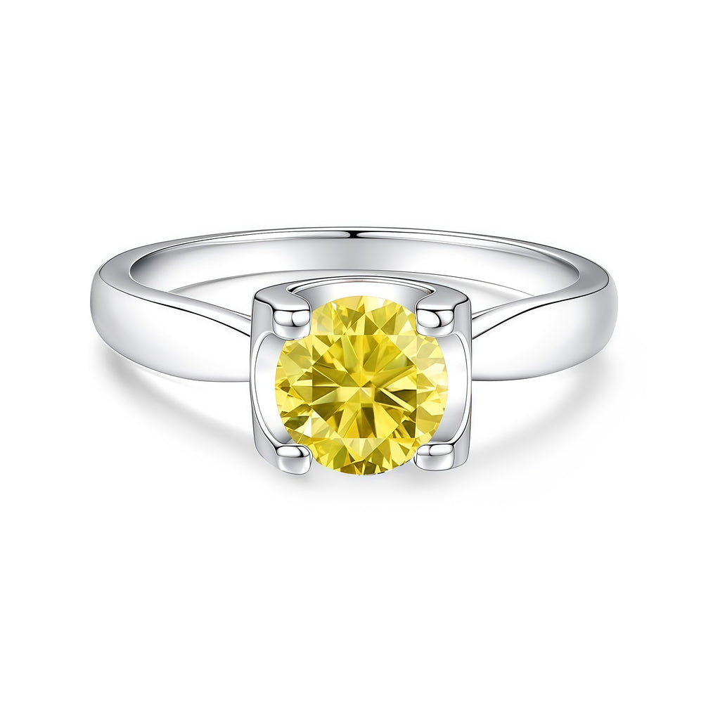 Bull Head Colorful Moissanite Ring – image 9