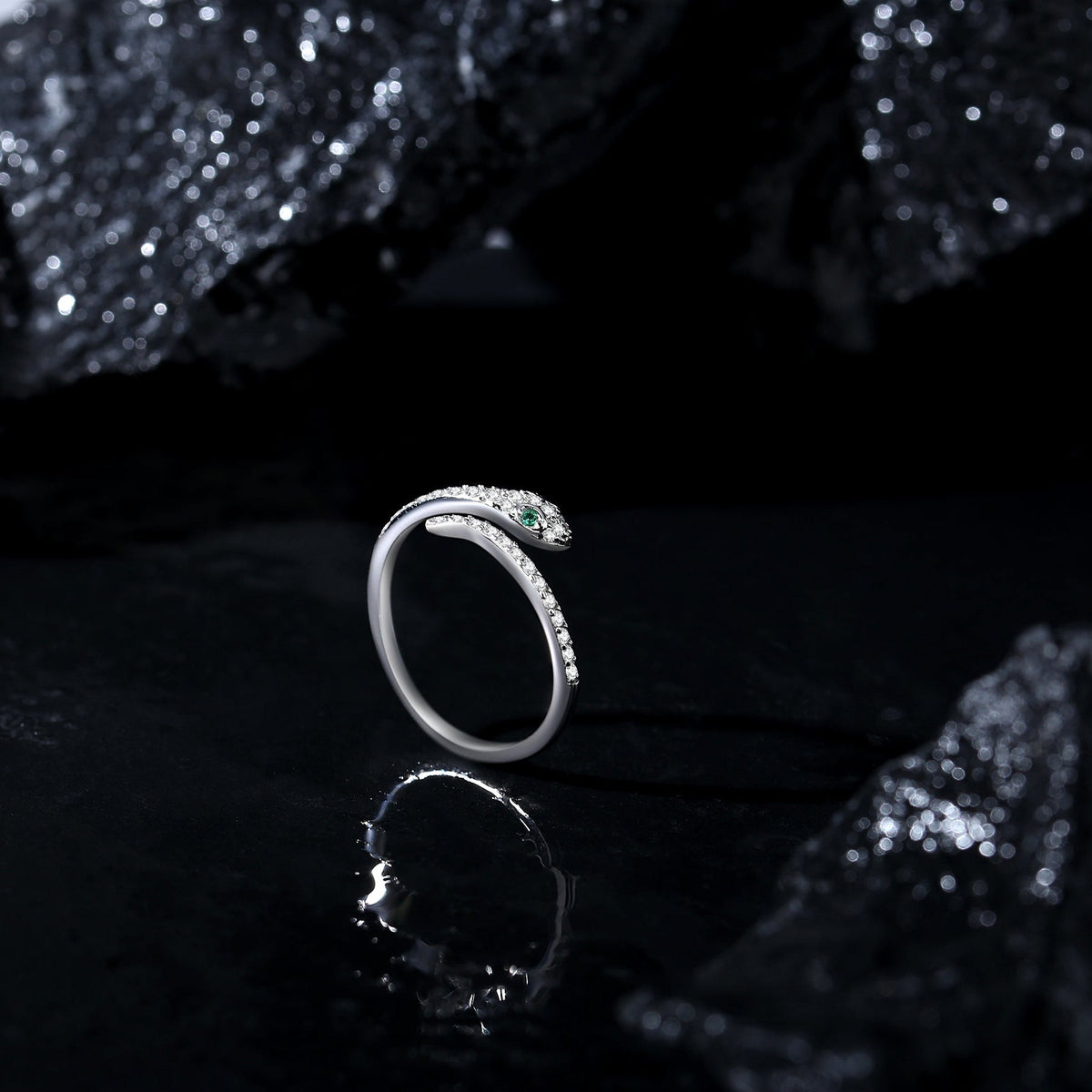S925 sterling silver snake ring