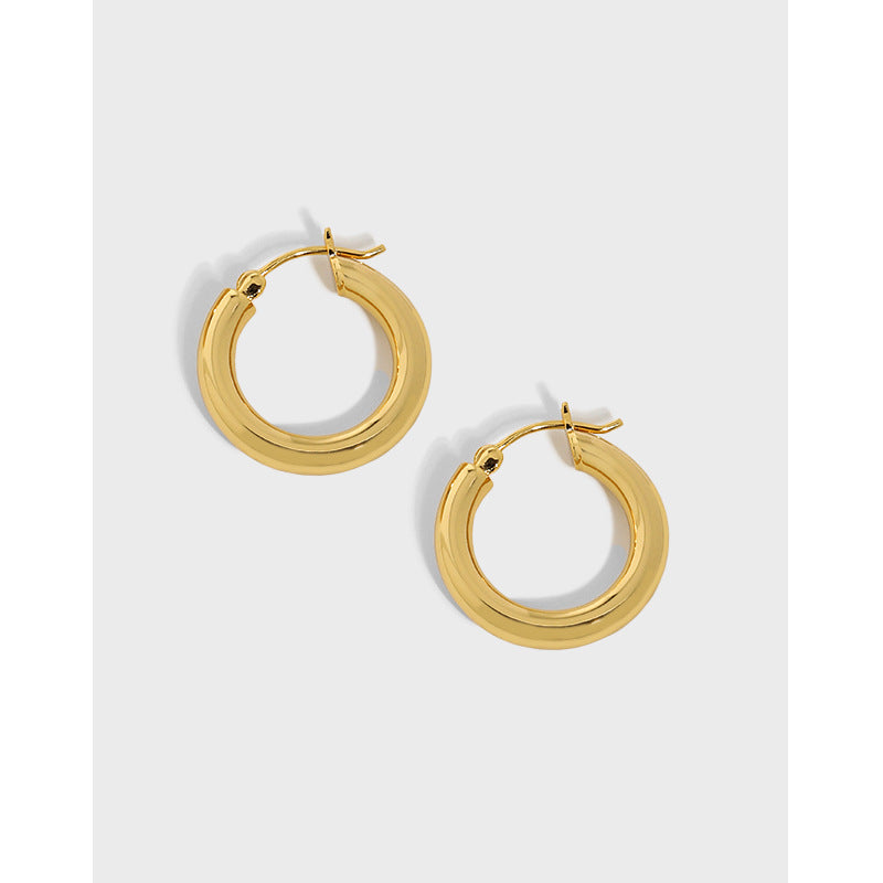 Classic Chunky Hoop Earrings