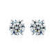 Silver / 4mm（0.3ct*2）