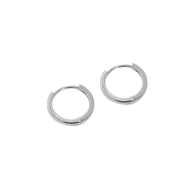 Classic Polished Huggie Hoop Earrings – image 6