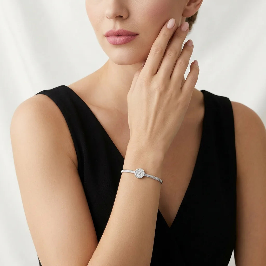 Classic Moissanite Bangle – wholesale moissanite jewelry