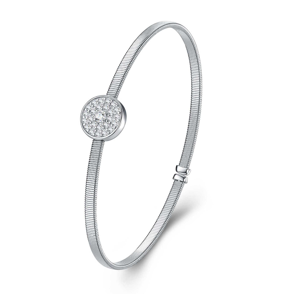 Classic Moissanite Bangle – image 4
