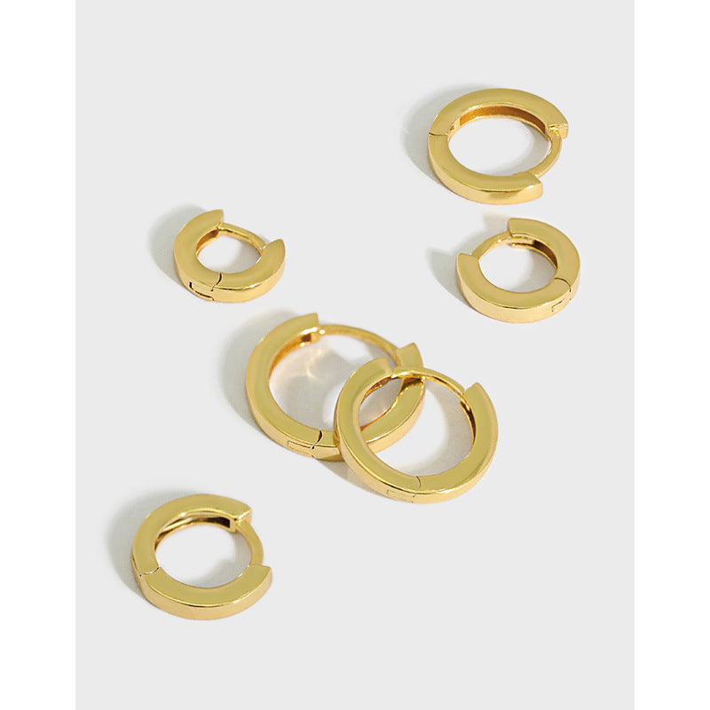 Classic Huggie Hoop Earrings