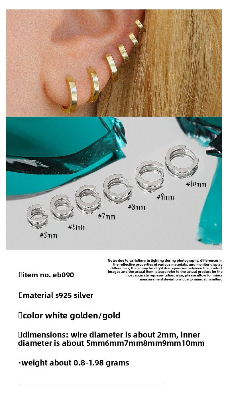 Classic Huggie Hoop Earrings – image 5