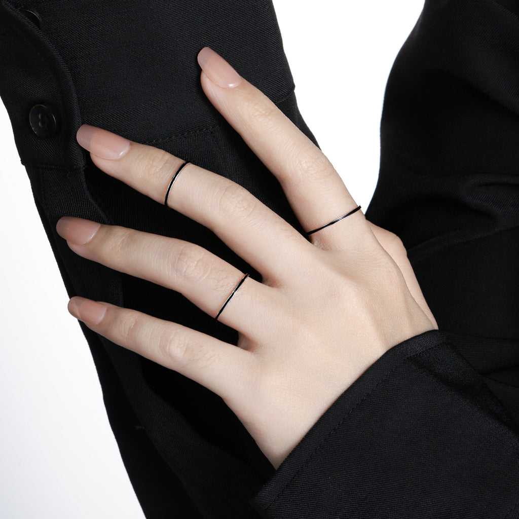 Minimalist Color Stripe Bangle Bracelet – image 4